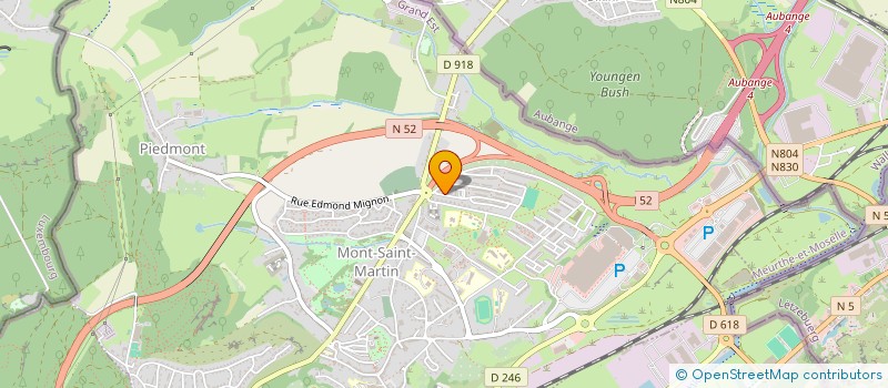 localisation de l'entreprise MONSIEUR GIUSEPPE D'APRILE  MONT-SAINT-MARTIN