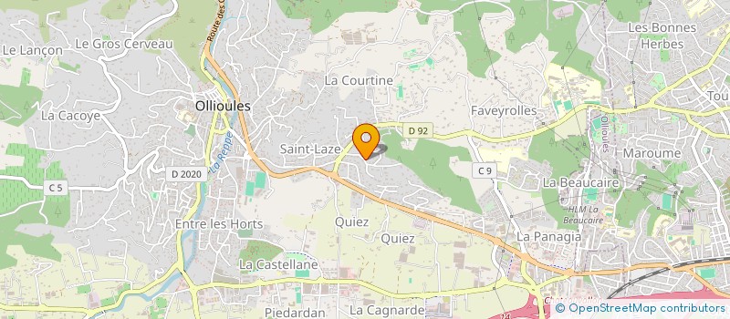localisation de l'entreprise MONSIEUR GIUSEPPE DE CARLO à OLLIOULES