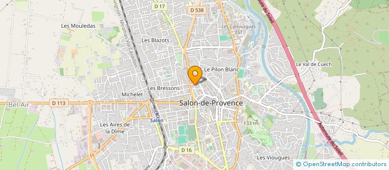 localisation de l'entreprise MONSIEUR GIUSEPPE DE LUCA  SALON-DE-PROVENCE