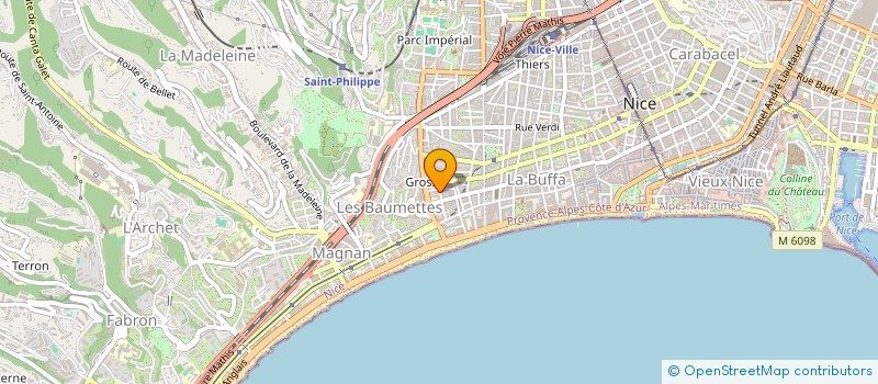 localisation de l'entreprise MONSIEUR GIUSEPPE DEL VECCHIO à NICE