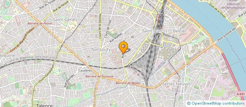 localisation de l'entreprise MONSIEUR GIUSEPPE DI SALVO à BORDEAUX
