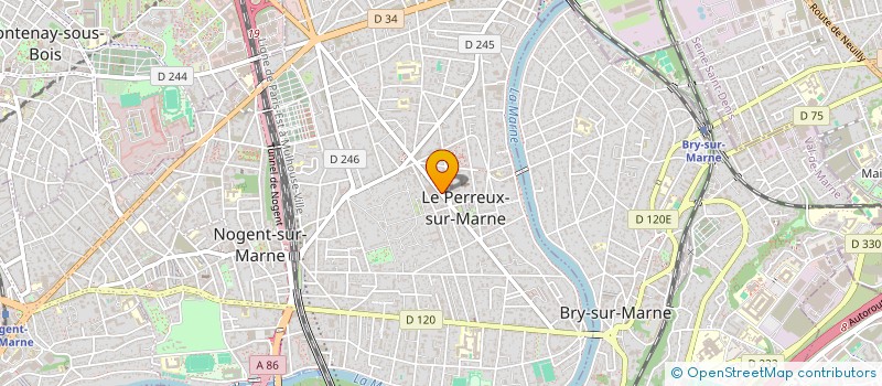 localisation de l'entreprise MONSIEUR GIUSEPPE DI VITA  LE PERREUX-SUR-MARNE