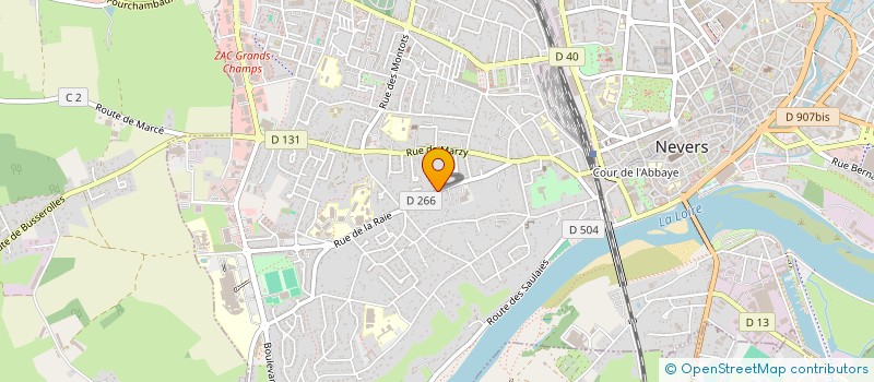 localisation de l'entreprise MONSIEUR GIUSEPPE FALCHI à NEVERS