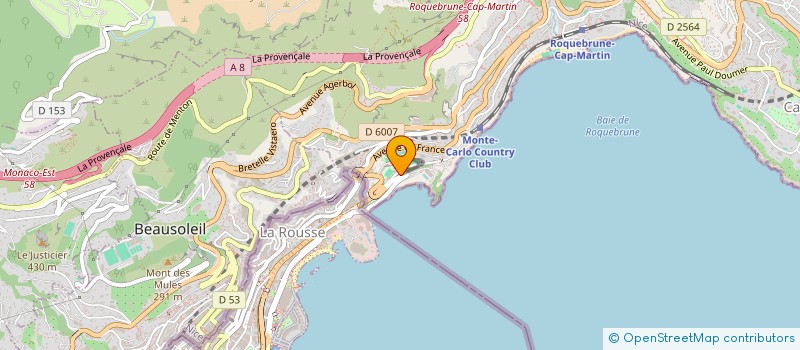 localisation de l'entreprise MONSIEUR GIUSEPPE FAZIO à ROQUEBRUNE-CAP-MARTIN