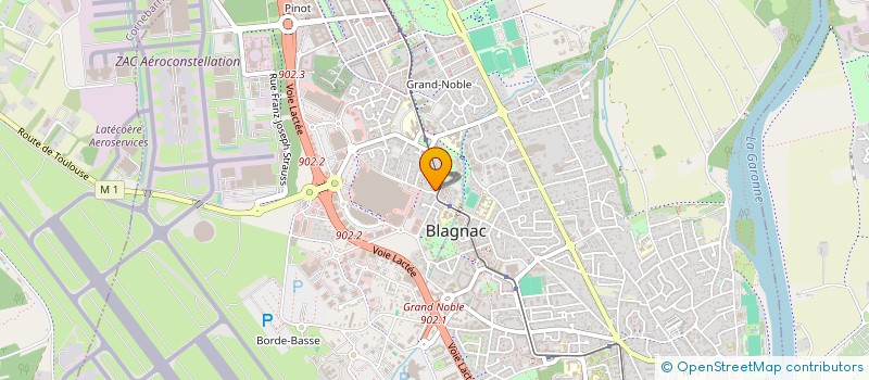 localisation de l'entreprise MONSIEUR GIUSEPPE FIORENTINO à BLAGNAC