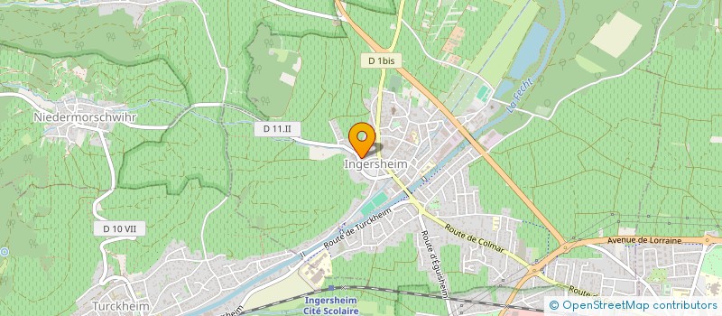 localisation de l'entreprise MONSIEUR GIUSEPPE GALATI  INGERSHEIM