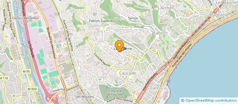 localisation de l'entreprise MONSIEUR GIUSEPPE GALLETTI à NICE