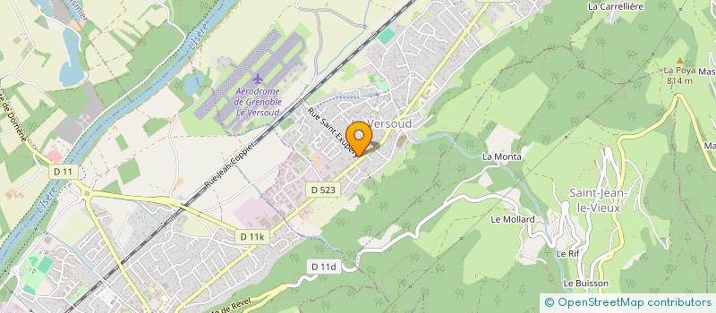 localisation de l'entreprise MONSIEUR GIUSEPPE GENOVA à LE VERSOUD