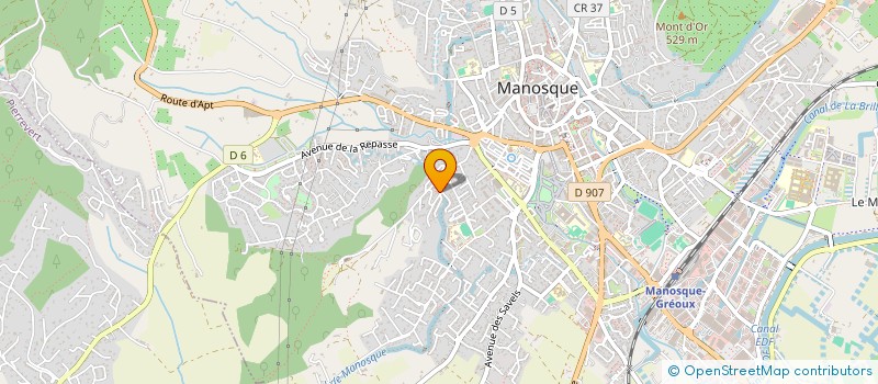 localisation de l'entreprise MONSIEUR GIUSEPPE GIUPPONI à MANOSQUE