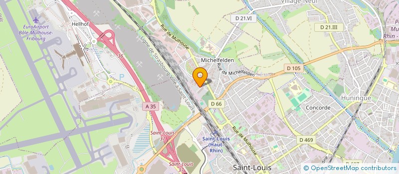 localisation de l'entreprise MONSIEUR GIUSEPPE GUSANI  SAINT-LOUIS