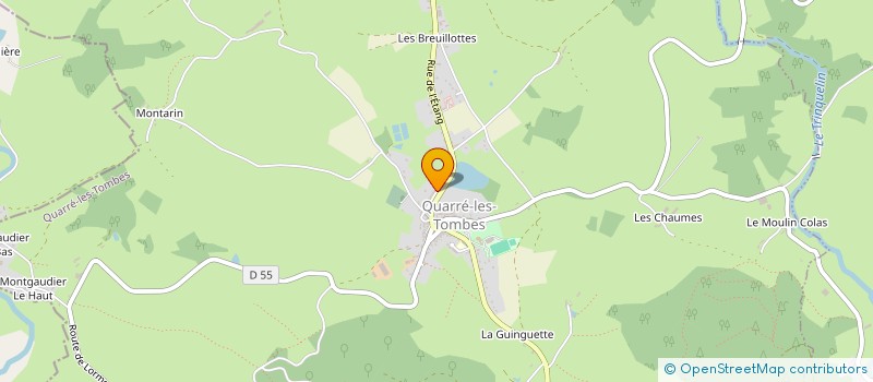 localisation de l'entreprise MONSIEUR GIUSEPPE LALLI  QUARRE-LES-TOMBES