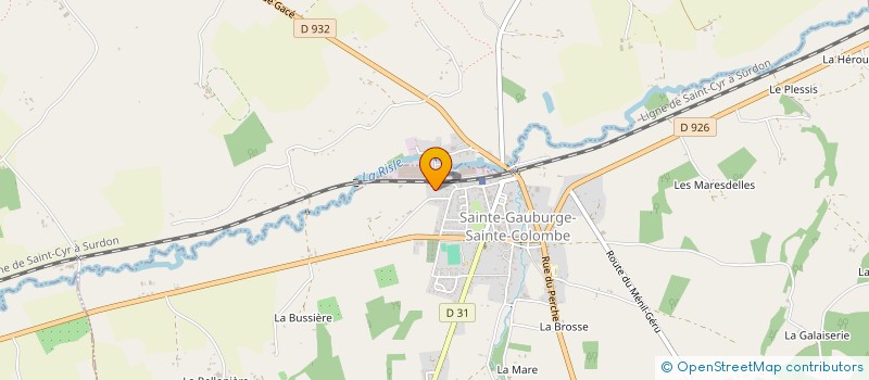 localisation de l'entreprise MONSIEUR GIUSEPPE LO CASCIO à SAINTE-GAUBURGE-SAINTE-COLOMBE