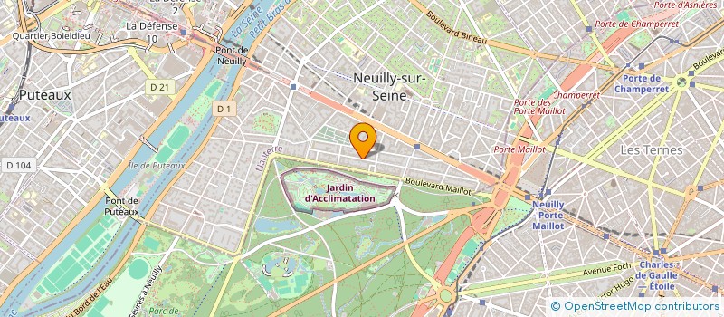 localisation de l'entreprise MONSIEUR GIUSEPPE MARIANI à NEUILLY-SUR-SEINE