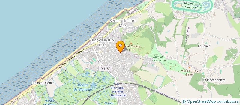 localisation de l'entreprise MONSIEUR GIUSEPPE MIRAGLIA  BLONVILLE-SUR-MER