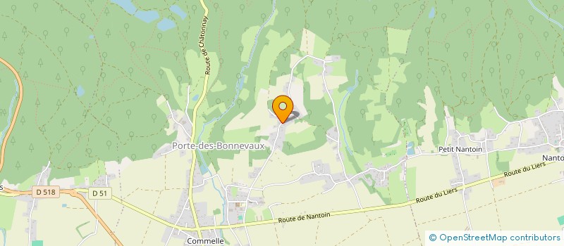 localisation de l'entreprise MONSIEUR GIUSEPPE MONTEBELLO  PORTE-DES-BONNEVAUX