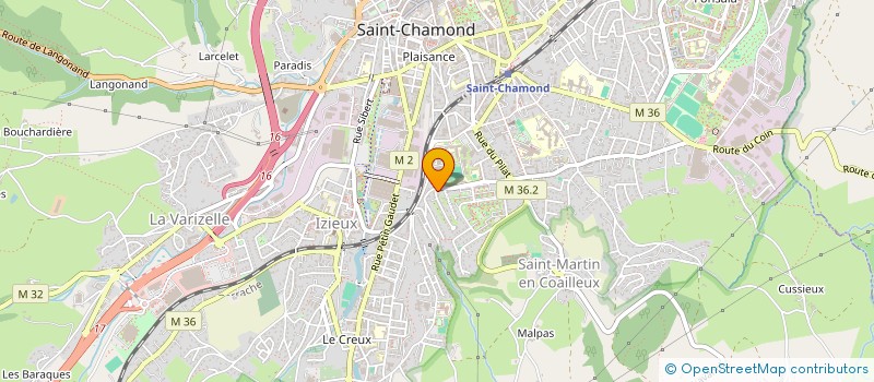 localisation de l'entreprise MONSIEUR GIUSEPPE MORGANA  SAINT-CHAMOND