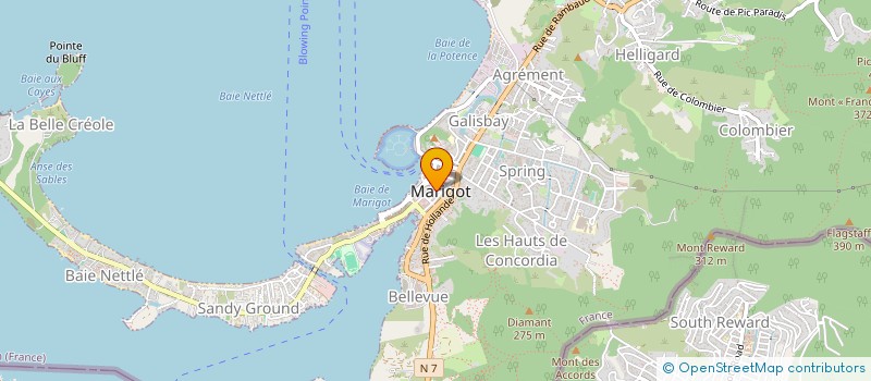 localisation de l'entreprise MONSIEUR GIUSEPPE MUDADU  SAINT MARTIN