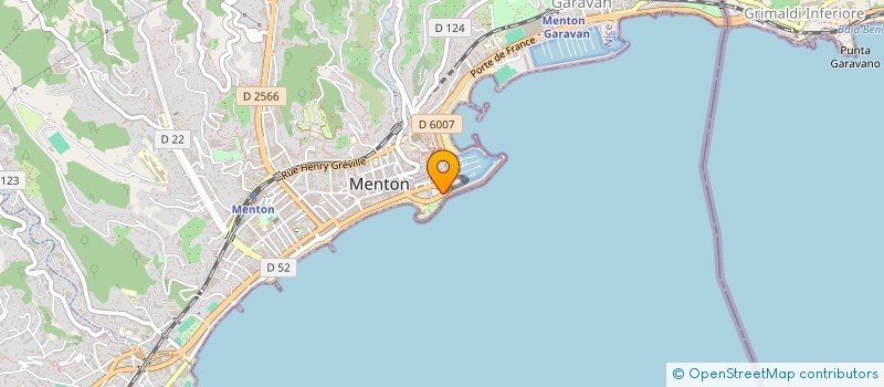 localisation de l'entreprise MONSIEUR GIUSEPPE NEGRO  MENTON