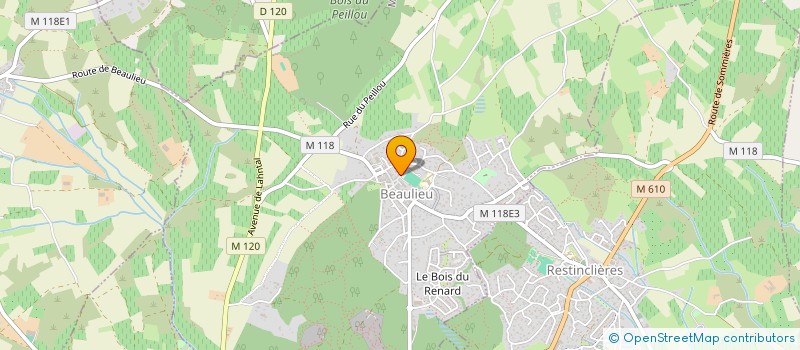 localisation de l'entreprise MONSIEUR GIUSEPPE NELSON à BEAULIEU