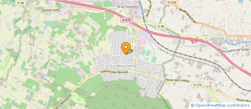 localisation de l'entreprise MONSIEUR GIUSEPPE ONGARO à LA CRAU