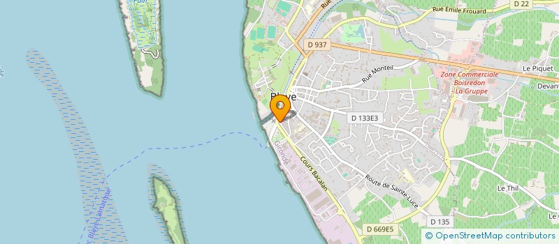 localisation de l'entreprise MONSIEUR GIUSEPPE PULIAFITO  BLAYE