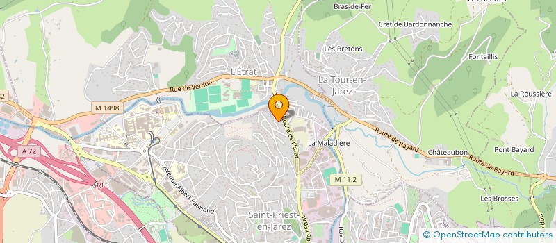 localisation de l'entreprise MONSIEUR GIUSEPPE RAIA  SAINT-PRIEST-EN-JAREZ