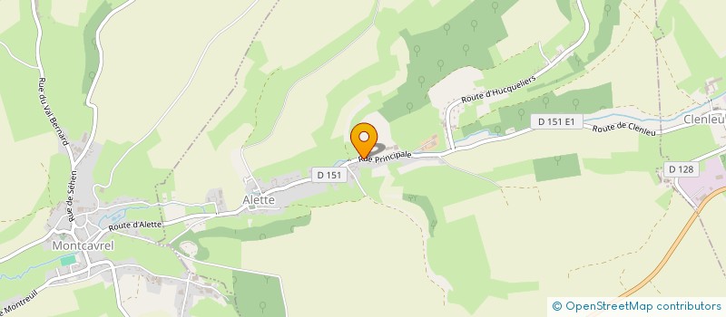 localisation de l'entreprise MONSIEUR GIUSEPPE ROLAND  ALETTE