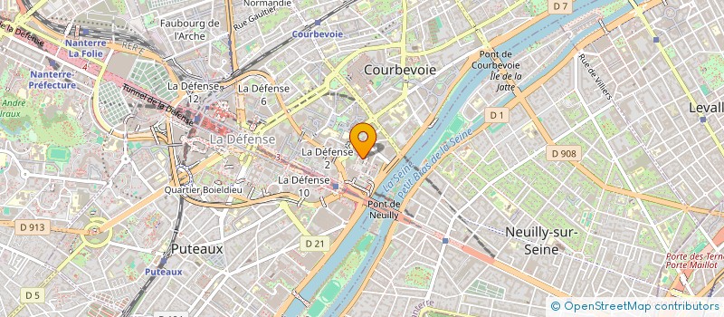 localisation de l'entreprise MONSIEUR GIUSEPPE ROMANELLO  COURBEVOIE