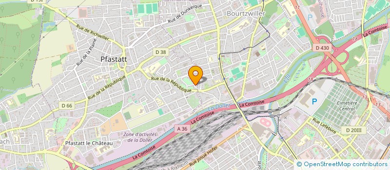 localisation de l'entreprise MONSIEUR GIUSEPPE ROTOLO  PFASTATT