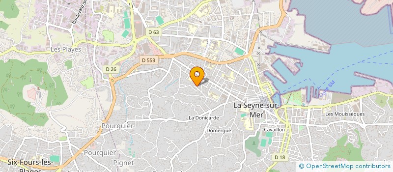 localisation de l'entreprise MONSIEUR GIUSEPPE SABATELLI à LA SEYNE-SUR-MER