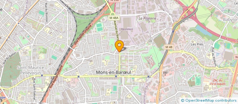 localisation de l'entreprise MONSIEUR GIUSEPPE SALAMONE  MONS-EN-BARUL