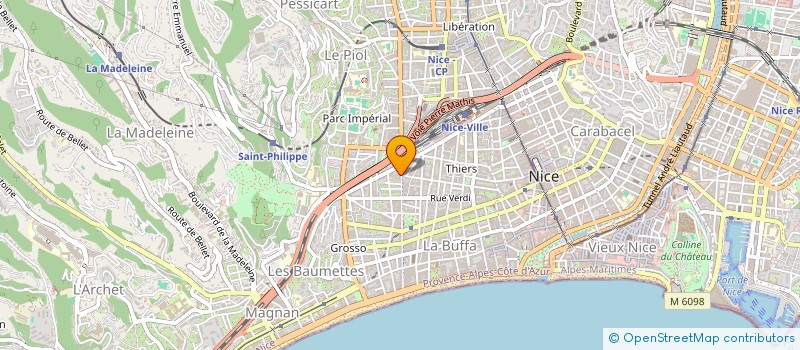 localisation de l'entreprise MONSIEUR GIUSEPPE SGAMBELLONE à NICE
