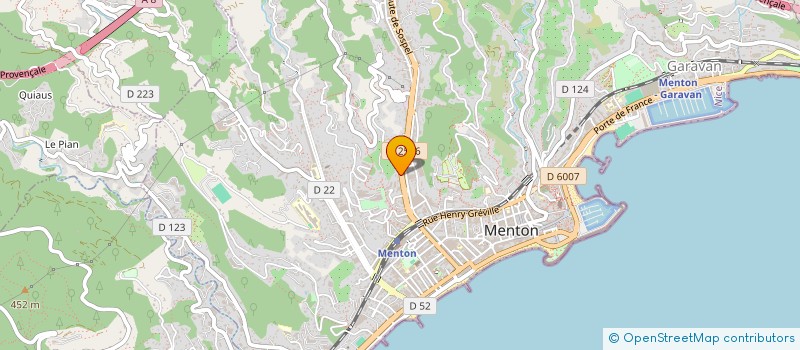 localisation de l'entreprise MONSIEUR GIUSEPPE SINATRA à MENTON