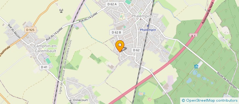 localisation de l'entreprise MONSIEUR GIUSEPPE SOTTILE  PHALEMPIN