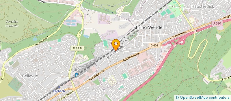 localisation de l'entreprise MONSIEUR GIUSEPPE TAGLIARINI  STIRING-WENDEL