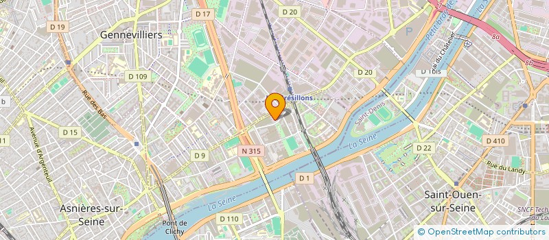 localisation de l'entreprise MONSIEUR GIUSEPPE VALENZA  ASNIERES-SUR-SEINE