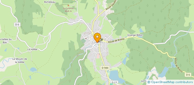 localisation de l'entreprise MONSIEUR GIUSEPPINA PINTO  LORMES