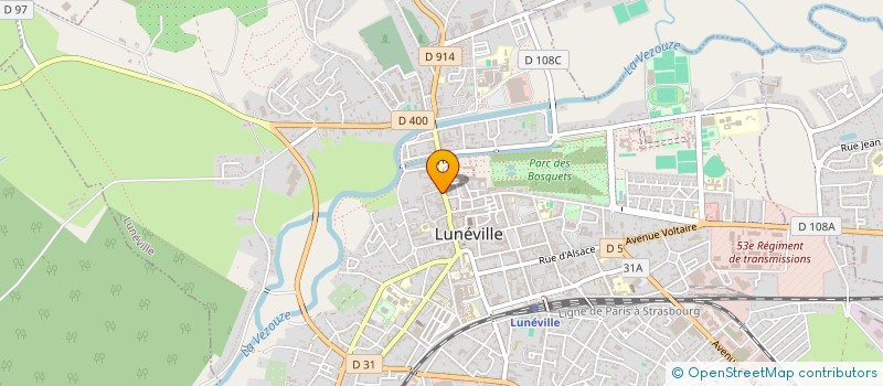 localisation de l'entreprise MONSIEUR GJEMAIL BERISHA à LUNEVILLE