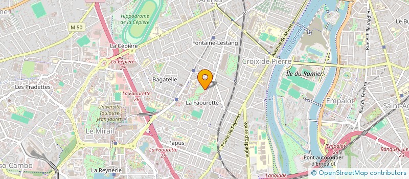 localisation de l'entreprise MONSIEUR GJERGJ GEORGES XEXO  TOULOUSE