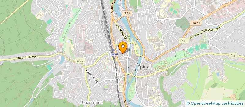 localisation de l'entreprise MONSIEUR GJERGJI GEGA  EPINAL