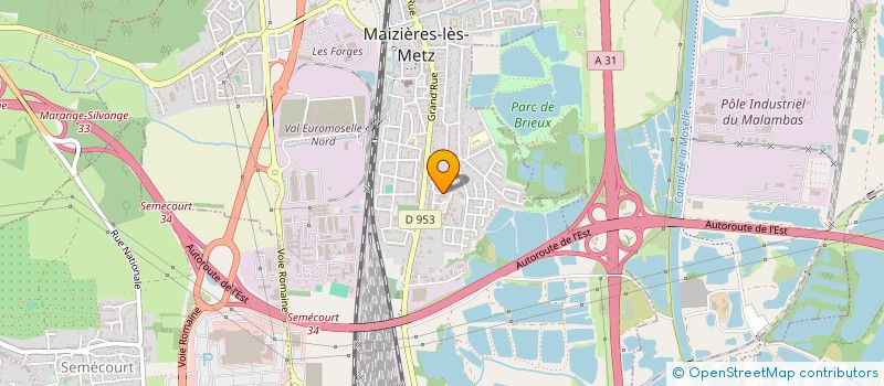 localisation de l'entreprise MONSIEUR GJERGJI LLABANI  MAIZIERES-LES-METZ