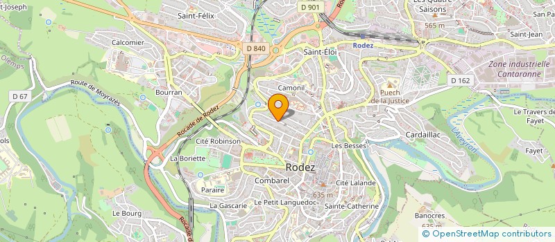 localisation de l'entreprise MONSIEUR GJON RAMAJ à RODEZ