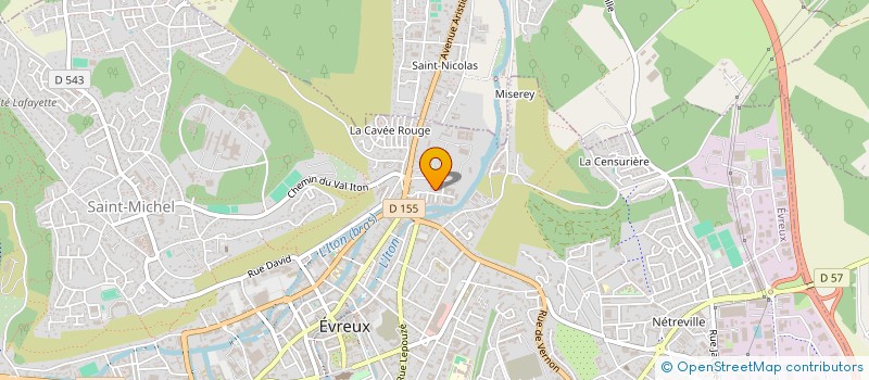 localisation de l'entreprise MONSIEUR GLADI KABONGO TSHITENGE à EVREUX