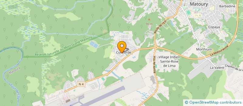 localisation de l'entreprise MONSIEUR GLADINEL SAINT LOUIS à MATOURY