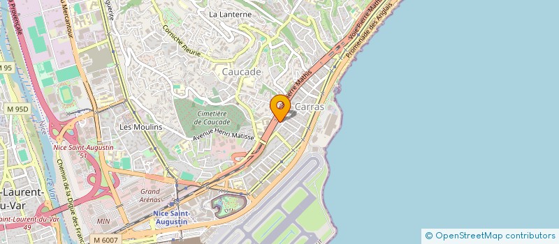 localisation de l'entreprise MONSIEUR GLEI HAMED à NICE