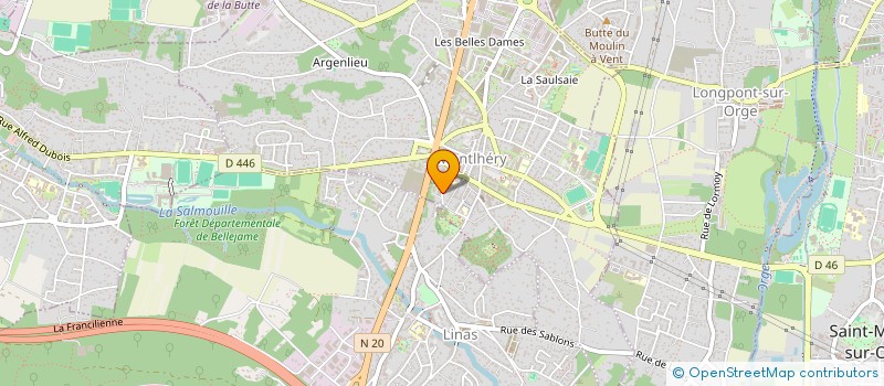 localisation de l'entreprise MONSIEUR GLEM MAVOUNGOU GOMAH à MONTLHERY