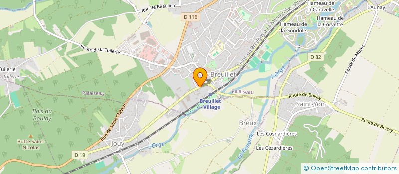 localisation de l'entreprise MONSIEUR GLEN BONAVENTURE  BREUILLET