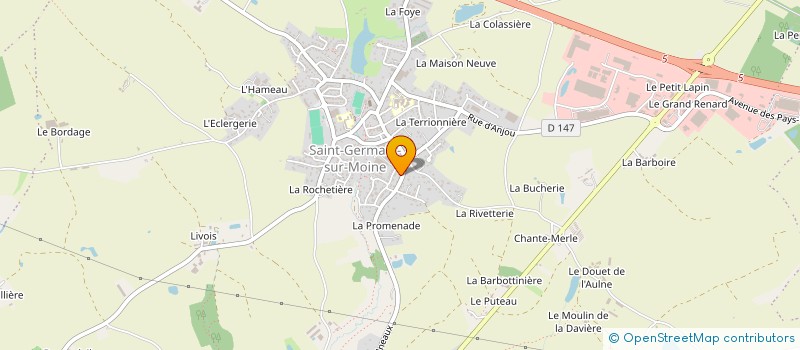 localisation de l'entreprise MONSIEUR GLEN-ERWAN CORAUD  SEVREMOINE