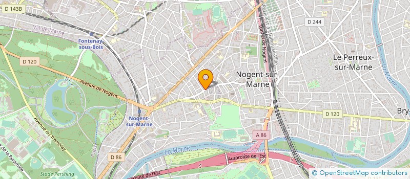 localisation de l'entreprise MONSIEUR GLEN FEDER  NOGENT-SUR-MARNE