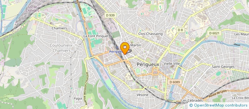 localisation de l'entreprise MONSIEUR GLEN LAPERS  PERIGUEUX